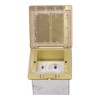Floor Power Socket Embedded Installation USB Waterproof Dust Proof Recessed