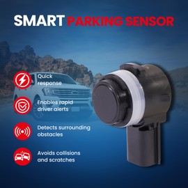 MOCA Parking Assist Sensor Compatible with 19-20 for Ford Edge, 19-23 for Lincoln, 19-22 for Ford Police Interceptor Utility Nautilus Front/Rear wo/Auto Parking System