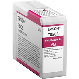 Epson T850300 T850 UltraChrome HD Vivid Magenta -Ink