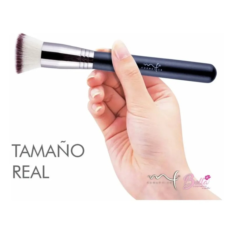 Brocha Kabuki Plana Sintética MF Cosmetics para Maquillaje Líquido y
