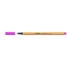 STABILO POINT 88 FINELINER PIGMENT LINER 88/056 (PACK OF 3) - FLUORESCENT PINK