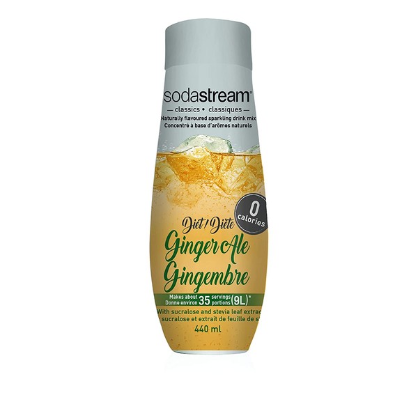 SodaStream Diet Ginger Ale Syrup, 14.8 Fluid Ounce