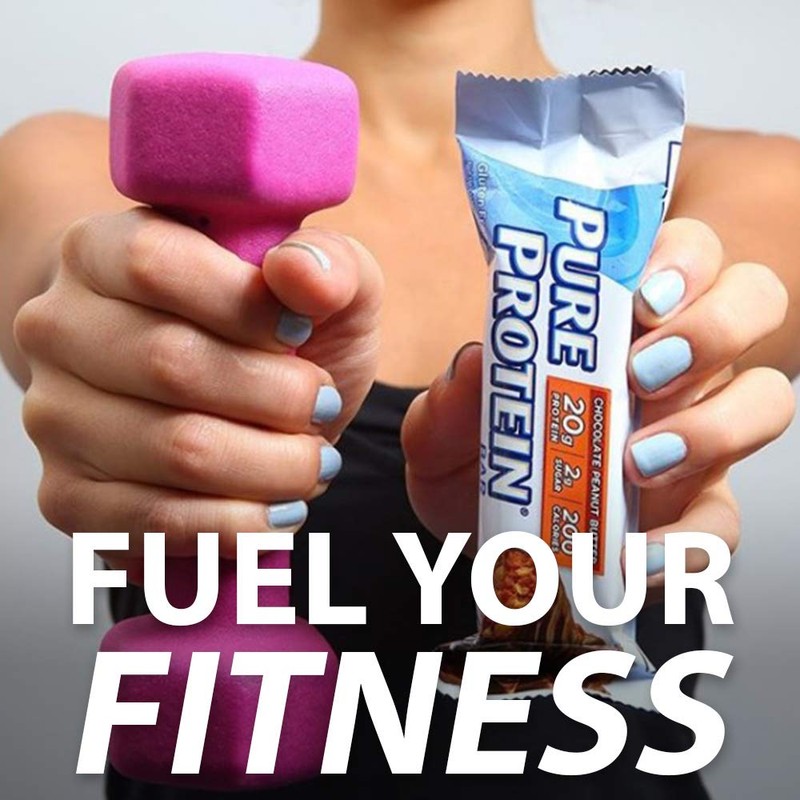 Pure Protein--High Protein Bar Chocolate Peanut Butter--Protein Bars--20 Grams of