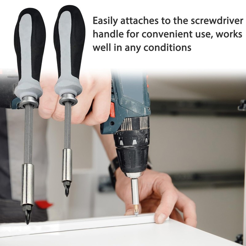 ExcellaElite Drill Bit Holder 4 PCS Drill Bit Extension, Magnetic