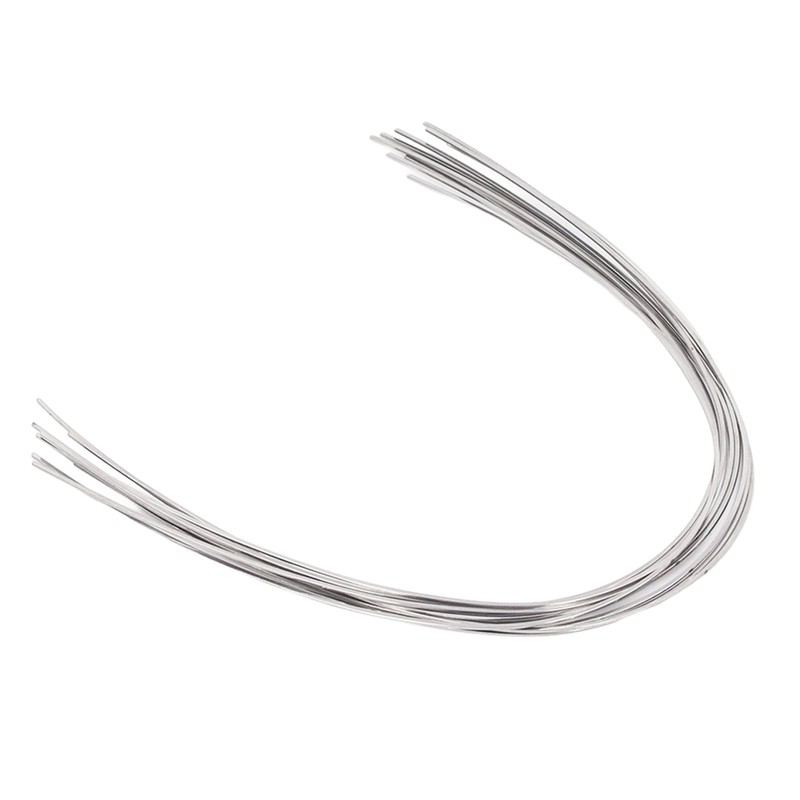 50pcs Orthodontic Rectangular Arch Wire Stainless Steel Elastic Orthodontic Arch