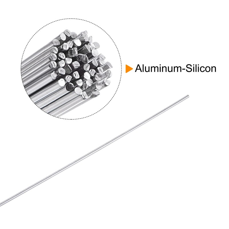 sourcing map Aluminum Welding Rods Aluminum Silicon Brazing Wire Multipurpose