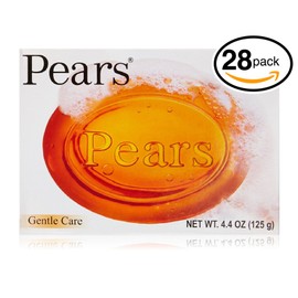 Pears Oil-Clear Soap Each Bar 4.4 Oz (Original Gentle Care (Pack of 28 Bars (4.4oz Each)