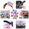 VODAFQS 18-in-1 Snowflakes Multifunctional Stainless Steel Multitool Portable Snowflake Tool