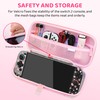 FUNDIARY Travel Carrying Case for Switch 2 with Pink Sakura