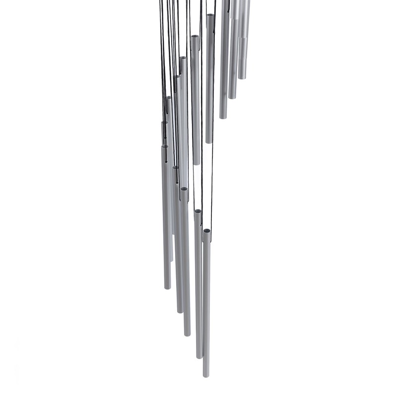 35 Inch Wind Chimes 18 Aluminum Tubes Wind Chimes Decoration