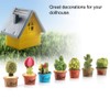 Haofy Flores de Cactus, Mini Plantas Suculentas Artificiales, Encantadora Casa