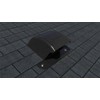InOvate DryerJack Low Profile Roof Vent with Roof Neck (Black)