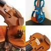 Dreld Violin Fitting Set Jujube Wood Violin Chin Pad/Tailpiece/Tail Rope/Pegs/End