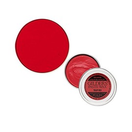 Gilders Paste Wax paste, Gilders paste wax 1 ounce canister, gilders wax paste 30 ml canister (TULIP RED)
