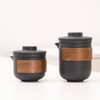 Travel Tea Set Portable Anti Burn Mini Ceramic Teapot Infuser