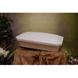 Newnak's Pet Casket-Pet Casket White/Blue (3 Sizes) Standard (Medium)