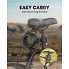 KEYSTP 5-Digit Bike Lock Cable, Heavy Duty Resettable Combination Bicycle