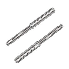 2Pcs Double End Threaded Stud Screw Bolts M6 to M8 304 Stainless Steel Thread Adapter for Structural Columns Fasteners