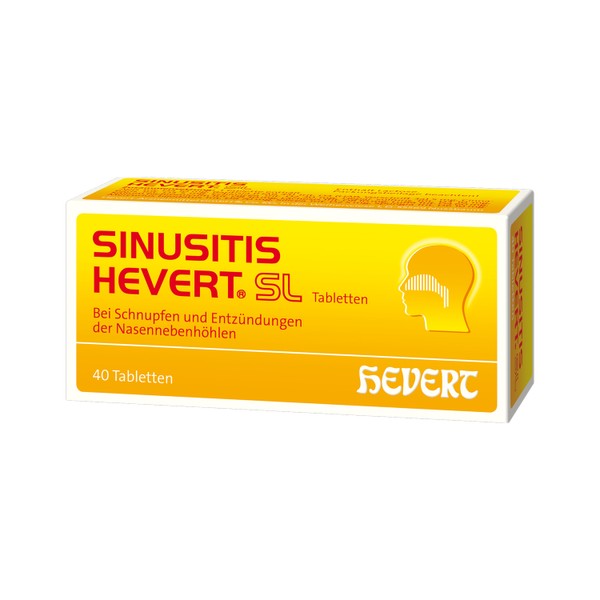 Sinusitis Hevert SL Tabletten, 40 pcs. Tablets
