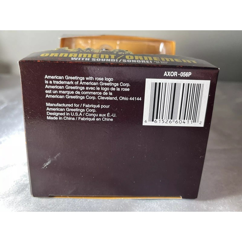 American Greetings 2006 Universal Studios KING KONG Christmas Ornament With