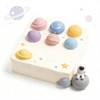 Space Planet Silicone Molds Planet Meteorite Fondant Mold