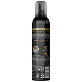 TRESemmé Shaping Mousse, Extra Hold 2-Pack – Moisturizing Hair Mousse for Sculpting, 24H Frizz Control + Keratin Mask