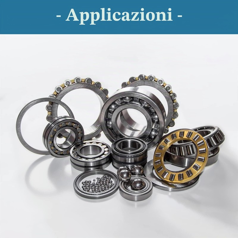 QUARKZMAN 6mm Alesaggio 10mm OD 8mm Larghezza Ago Rullo Cuscinetti