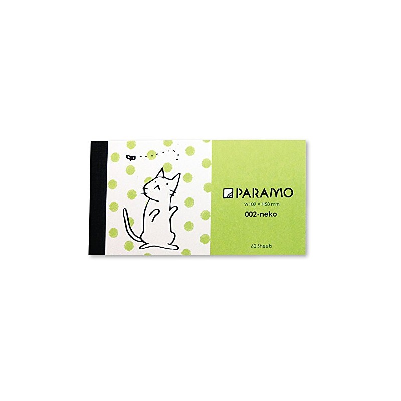 Hokuseisha PARAMO Memo 02-Cat, W4.3 x H2.3 inches (109 x