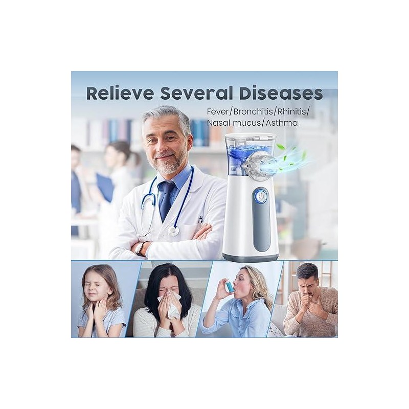 Nebulizer, Portable Nebulizer, Nebulizer Machine For Adults And Kids,For Breathing