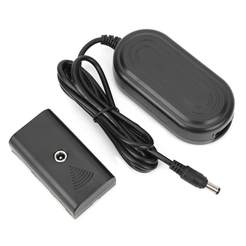AC Power Adapter DC Coupler NPF550 Full Decoded Dummy Battery