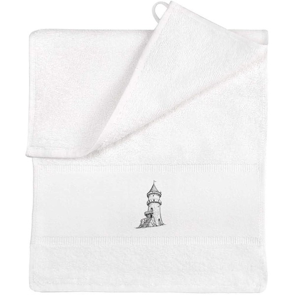 Azeeda 'Fantasieturm' Flanell/Gästehandtuch (TL00066988)