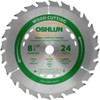 Oshlun SBW-082524 8-1/4-Inch 24 Tooth ATB General Purpose and Framing