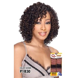 Q WATER DEEP 5PCS - MilkyWay Que Human Hair MasterMix Weave Extensions #2 Dark Brown