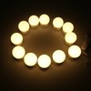 12Pcs LED Mirror Light Lamp Vanity Kit for Makeup Dressing