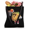 Taco Basketball Dunking Slam Dunk Funny Sports Fan Gift Tote