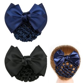 GXGM Pack of 2 net for hair, hair net, bun, flight attendant bun net, hair nets hairstyles, hair net, bun net, ballet girl, bun glitter, suitable for women and girls