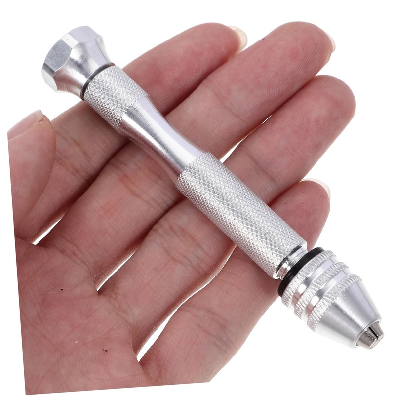 COHEALI 3pcs Hand Drill Pin Vise Tool with Slip Handle