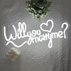 Marry Me Light Up Letters,Will You Marry Me Neon Sign