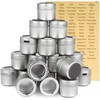 Juvale 20 Pack Magnetic Spice Containers for Refrigerator with 94