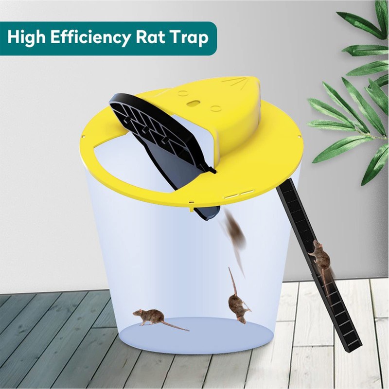 Mouse Trap, Humanized Mousetrap with Flip and Slide Lid, Trap