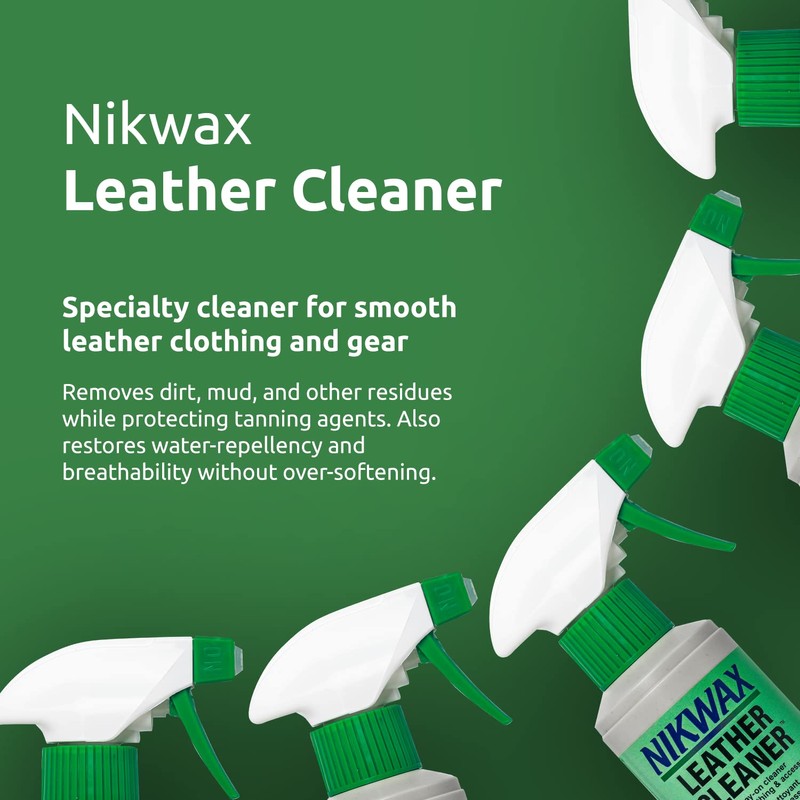 Nikwax Leather Cleaner Spray to Clean, Care, Protect and Revitalize