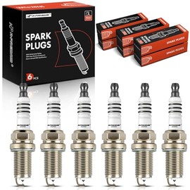 A-Premium Bujías de Iridio y Platino Compatibles con Honda Accord 2003-2007 y Acura MDX 2007-2009, TL 2004-2008, RL 2005-2008, 3.0L 3.2L 3.5L 3.7L, Juego de 6
