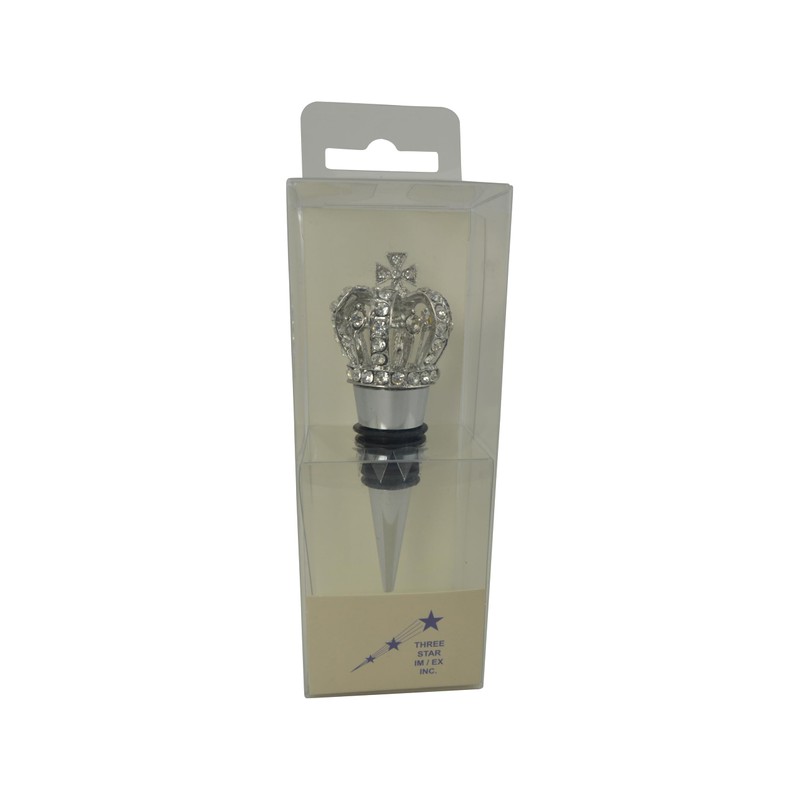 Wine Bottle Stopper Reusible Decorative Royal Crown for King or