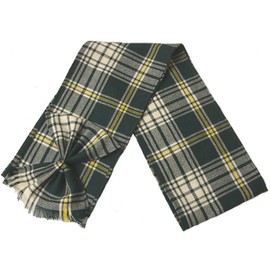 Ingles Buchan - Small Scottish Scarf - Women - with Pleated Bow - Tartan, Saint-patrick, One size