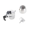 Stovetop Coffee Maker Coffee Boiler Pot Aluminum Octagonal Shape for