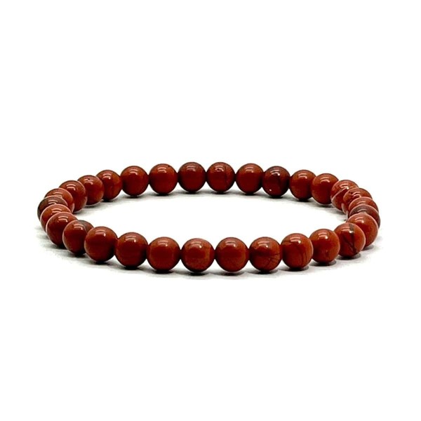 Arana's Red Jasper Bracelet Unisex Natural Semi Precious Energy Stone