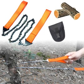 FGXY Pocket Hand Chainsaw, Camping Hand Chainsaw Portable Pocket Camping Tool Chain Saw Emergency Saw, Outdoor Emergency Cutting Chain Saw, for Camping, Outdoor Survival, Wood Cutting
