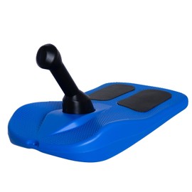 Plastic Sled for Kids & Adults - Lightweight 21" Winter Toboggan Snow Slider with Handles | 1-Person Outdoor Sled for Ages 6+