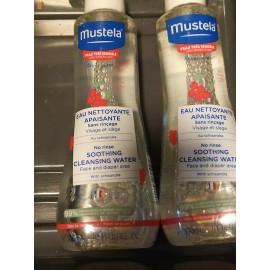 Mustela 2 Mustela No Rinse Cleansing Water for Face & Diaper Area 300ml ea Exp 12/24 #S1