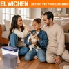 EIwichen Dog and Cat Food Storage Container with Scoop -